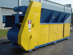 Conveyors - Heavy-Duty Steel Belt Bunker Metering